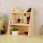 3 Layer Wooden Makeup Holder