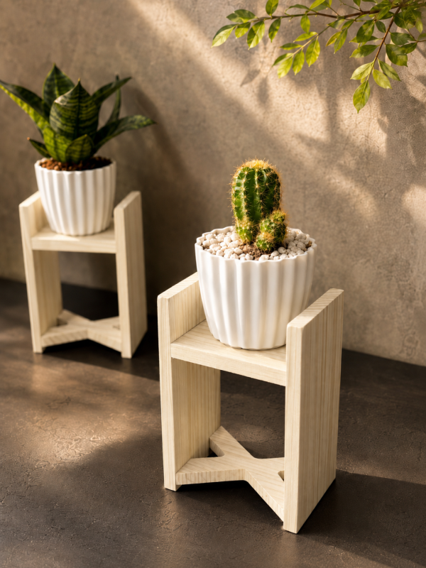 Wooden Mini Planter